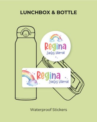 Watercolor Rainbow Waterproof Stickers