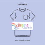 Watercolor Rainbow Iron-transfer stickers