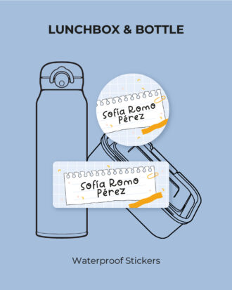 Yellow Clip Waterproof Stickers