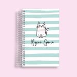 Stripe Cat Pocket Notebook