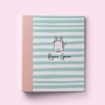 Stripe Cat Binder / Carpeta