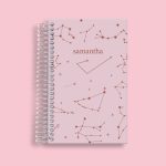 Zodiac Sing Pink Pocket Notebook