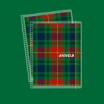Flannel Pattern Pastas intercambiables
