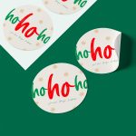 Ho Ho Ho! Round Stickers