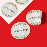 Love, Peace and Joy Round Stickers