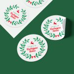 Rudolph Round Stickers