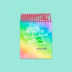 Rainbow Rain Mini Notebook