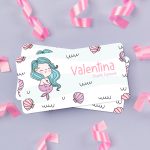 Little mermaid Stickers para regalos