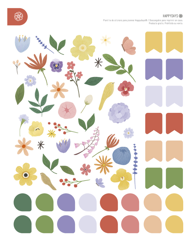 The Flowers Stickers Gratis