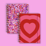Glitter Hearts Notebooks