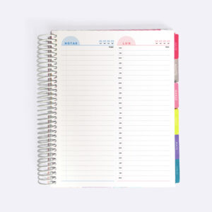 Happydays Planner 2 días Vertical con Horario