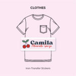 Pink Cherry Iron-transfer stickers