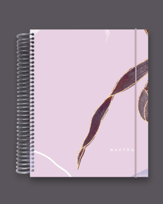 Lilac Petals Business Planner 2026