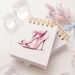 Coquette Mini Notebook / Pink Heels