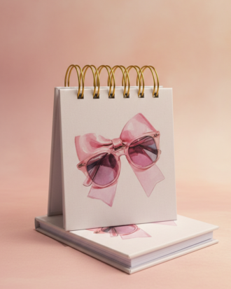 Coquette Mini Notebook / Pink Sunglasses