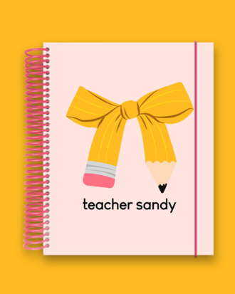 Coquette Pencil Teacher’s Planner 2026-2027