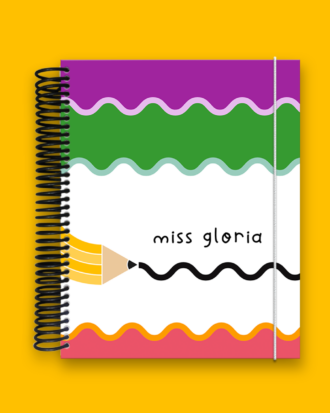 Wavy Pencil Teacher’s Planner 2026-2027